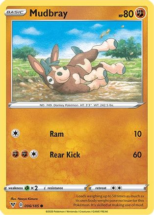Mudbray (96)/185 Common Reverse Holofoil