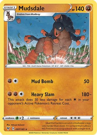Mudsdale (97)/185 Rare