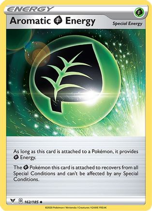 Aromatic Grass Energy (162)/185 Uncommon Reverse Holofoil