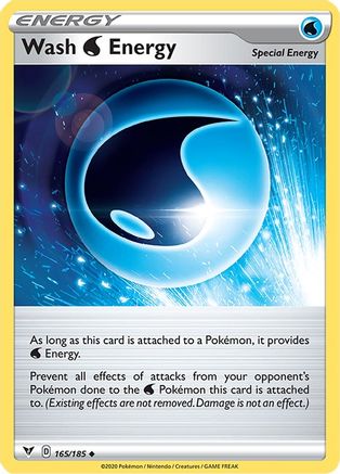 Wash Water Energy (165)/185 Uncommon Reverse Holofoil