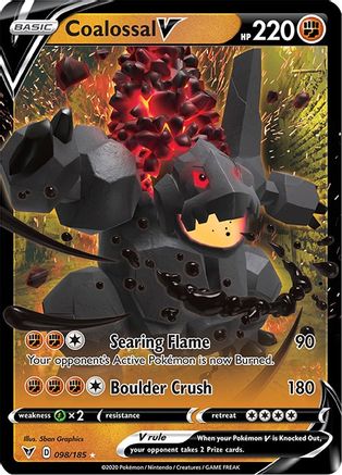 Coalossal V (98)/185 Ultra Rare Holofoil