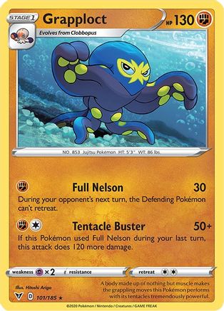 Grapploct (101)/185 Rare Reverse Holofoil