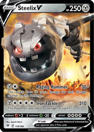 Steelix V (115)/185 Ultra Rare Holofoil