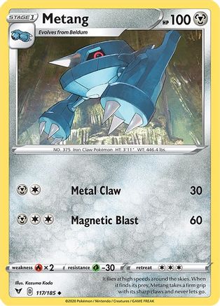 Metang (117)/185 Uncommon Reverse Holofoil