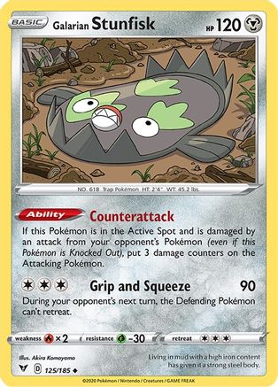 Galarian Stunfisk (125)/185 Uncommon