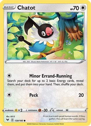 Chatot (139)/185 Common