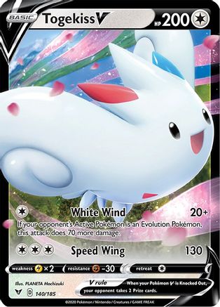 Togekiss V (140)/185 Ultra Rare Holofoil