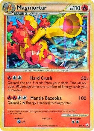 Magmortar - 2/95 (Cracked Ice Holo) (2) Promo Holofoil