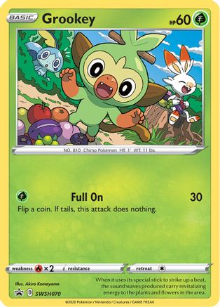 Grookey - SWSH070 (SWSH070)/307 Promo Holofoil