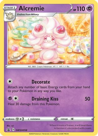 Alcremie - SWSH058 (SWSH058)/307 Promo Holofoil
