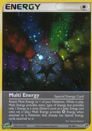 Multi Energy (Special) 93/100 (League Promo) (93) Promo Holofoil