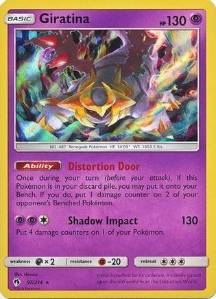 Giratina - 97/214 (Cosmos Holo) (97) Promo Holofoil