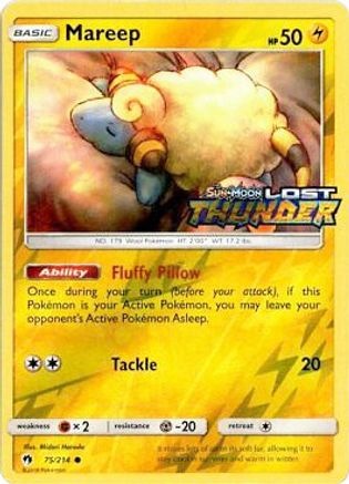 Mareep - 75/214 (Toys R Us Promo) (75) Promo Reverse Holofoil