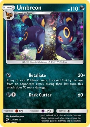 Umbreon - 120/214 (Cosmos Holo) (120) Promo Holofoil