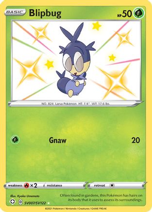 Blipbug (SV007)/122 Shiny Holo Rare Holofoil