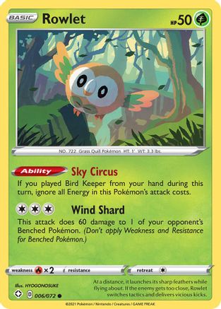 Rowlet (6)/72 Common