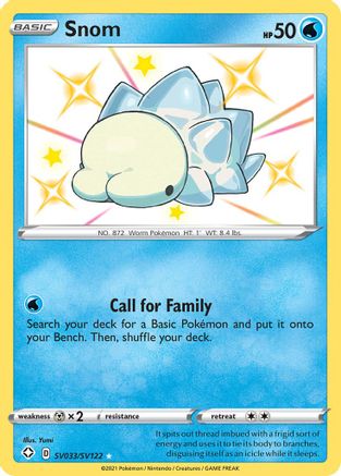 Snom (SV033)/122 Shiny Holo Rare Holofoil
