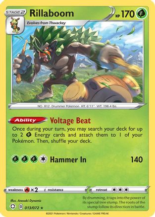 Rillaboom (13)/72 Holo Rare Holofoil