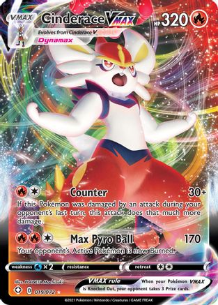 Cinderace VMAX (19)/72 Ultra Rare Holofoil