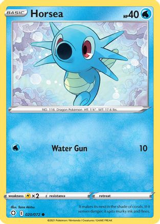 Horsea (20)/72 Common Reverse Holofoil