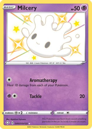 Milcery (SV057)/122 Shiny Holo Rare Holofoil