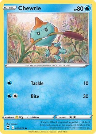 Chewtle (26)/72 Common