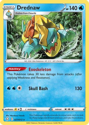 Drednaw (27)/72 Rare Reverse Holofoil