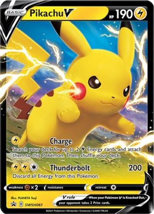 Pikachu V - SWSH061 (SWSH061)/307 Promo Holofoil