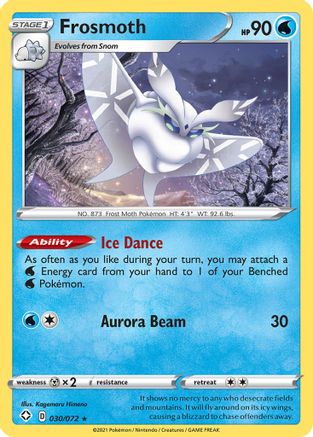 Frosmoth (30)/72 Holo Rare Holofoil