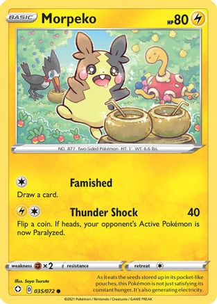 Morpeko (035) (35)/72 Common Reverse Holofoil