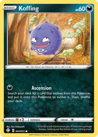 Koffing (41)/72 Common Reverse Holofoil