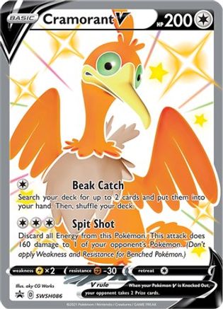 Cramorant V - SWSH086 (SWSH086)/307 Promo Holofoil