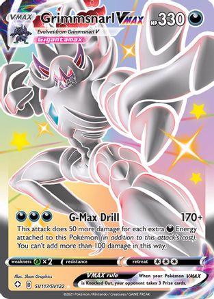 Grimmsnarl VMAX (SV117)/122 Shiny Holo Rare Holofoil