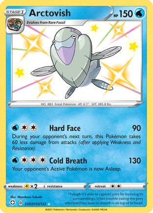 Arctovish (SV037)/122 Shiny Holo Rare Holofoil