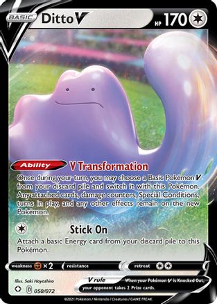 Ditto V (50)/72 Ultra Rare Holofoil