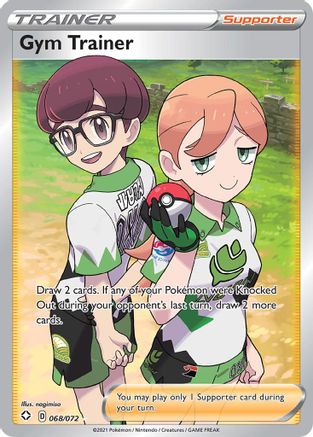 Gym Trainer (Full Art) (68)/72 Ultra Rare Holofoil