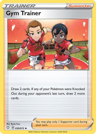 Gym Trainer (59)/72 Uncommon Reverse Holofoil