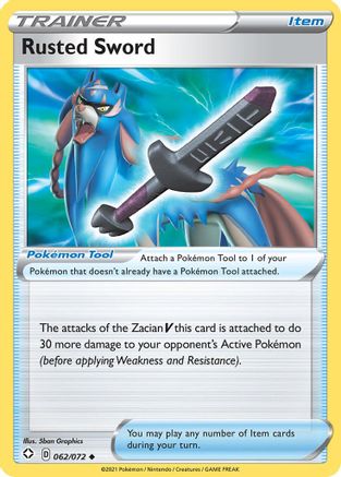 Rusted Sword (62)/72 Uncommon Reverse Holofoil
