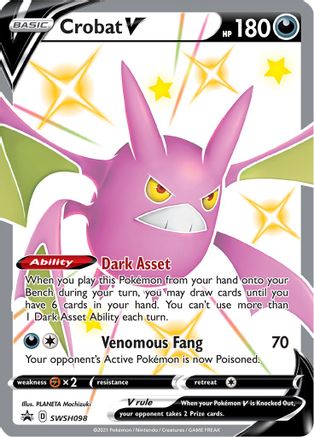 Crobat V - SWSH098 (SWSH098)/307 Promo Holofoil