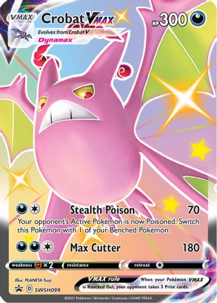 Crobat VMAX - SWSH099 (SWSH099)/307 Promo Holofoil