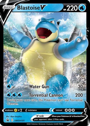 Blastoise V - SWSH101 (SWSH101)/307 Promo Holofoil