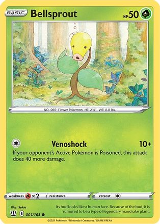 Bellsprout (1)/163 Common Reverse Holofoil