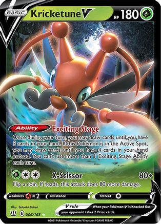 Kricketune V (6)/163 Ultra Rare Holofoil