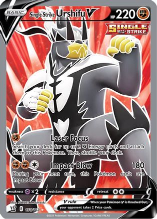Single Strike Urshifu V (Full Art) (150)/163 Ultra Rare Holofoil