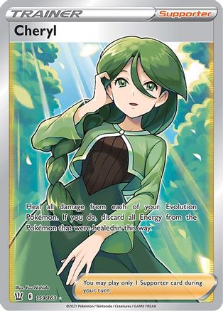 Cheryl (Full Art) (159)/163 Ultra Rare Holofoil
