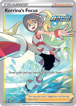 Korrina's Focus (Full Art) (160)/163 Ultra Rare Holofoil