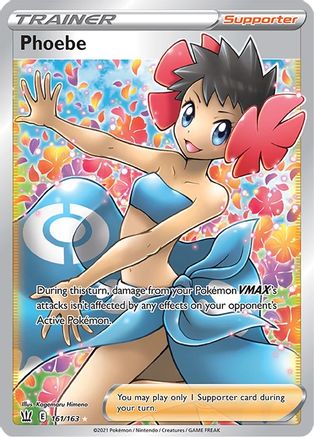 Phoebe (Full Art) (161)/163 Ultra Rare Holofoil
