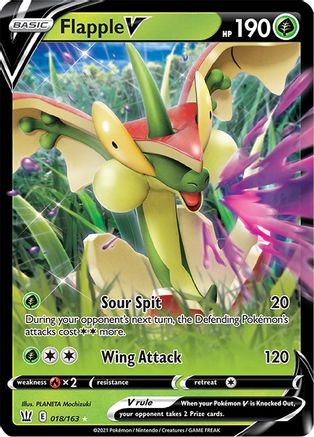 Flapple V (18)/163 Ultra Rare Holofoil