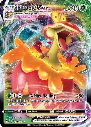 Flapple VMAX (19)/163 Ultra Rare Holofoil