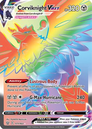 Corviknight VMAX (Secret) (171)/163 Secret Rare Holofoil